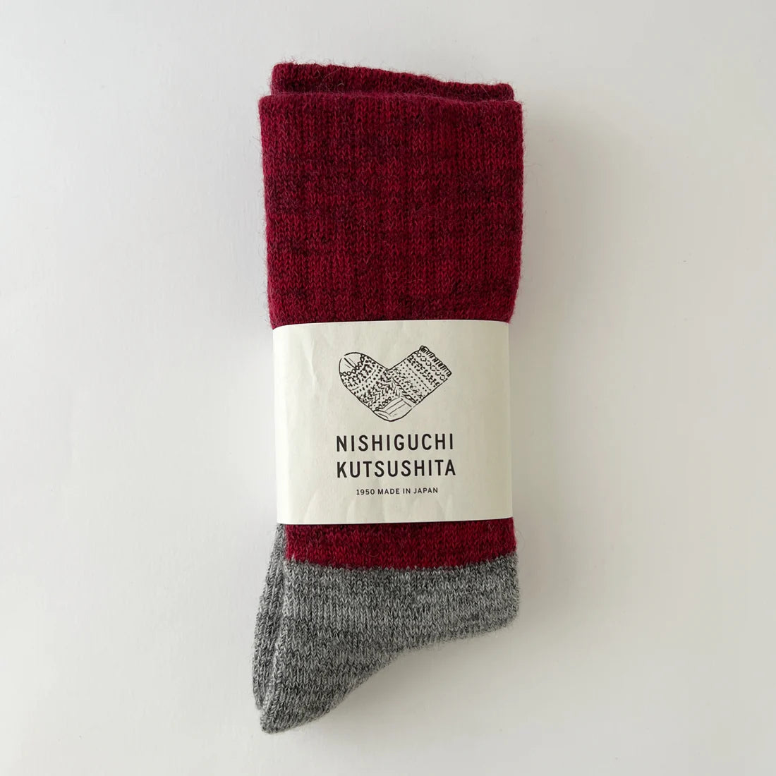 Nishiguchi Oslo Boston Mohair Wool Pile socks