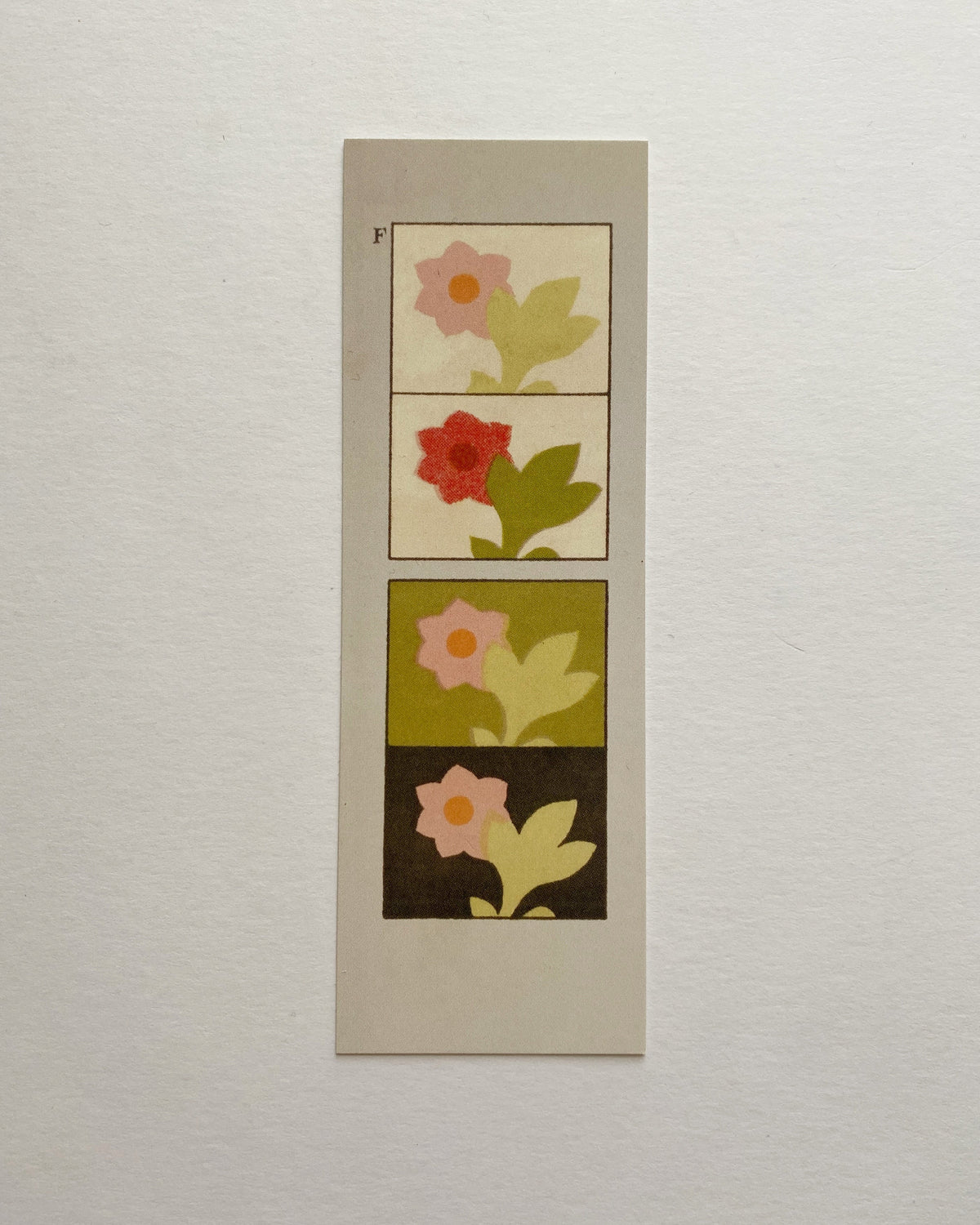 Kiku Print Bookmark, Hana