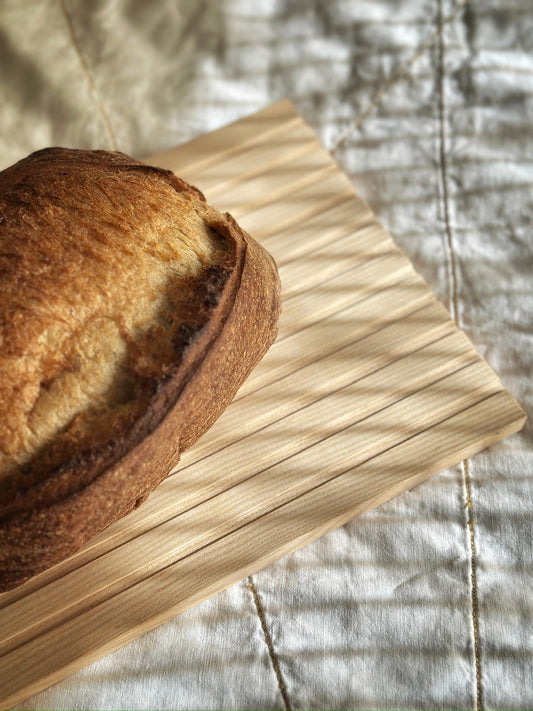 Side-by-Side Bread Cutting Board