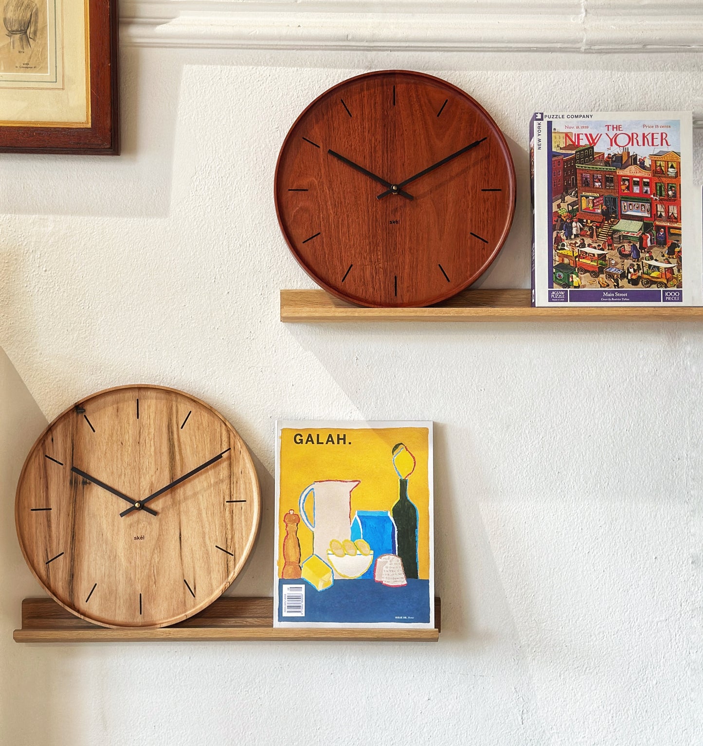 Wooden Tempo Wall Clock