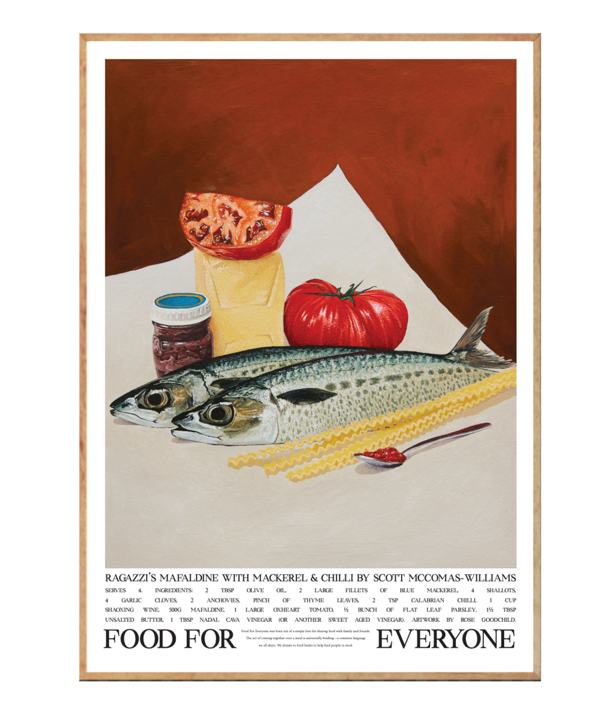 Ragazzi Mafaldine with Mackerel and Chilli