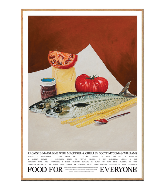 Ragazzi Mafaldine with Mackerel and Chilli