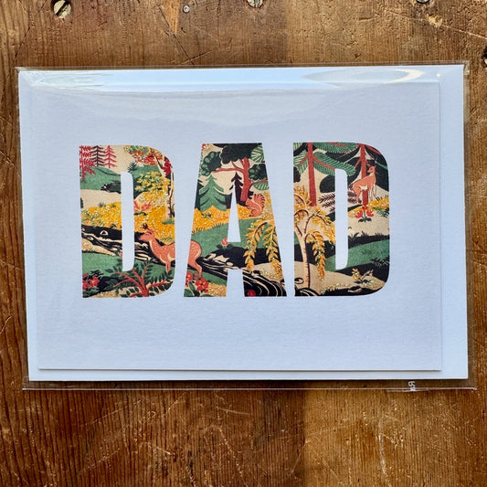 Dandelion Greeting Cards - Dad (Forest)