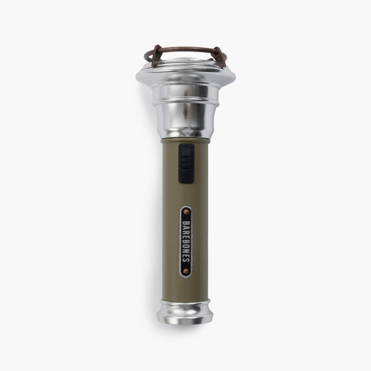 Barebones Vintage Flashlight in Olive Drab