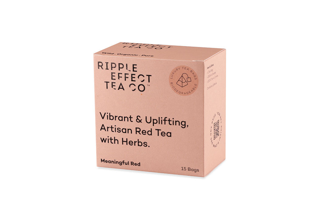 Ripple Effect Tea: Meaningful Red, Vibrant & Uplifting