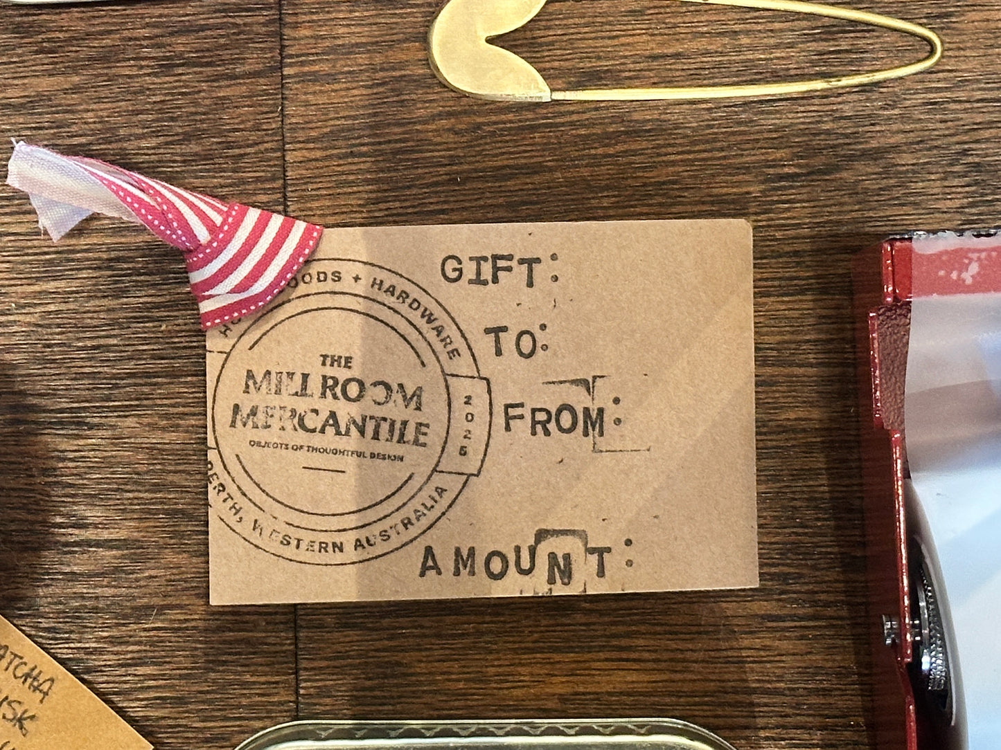 The Mill Room Mercantile Gift Card