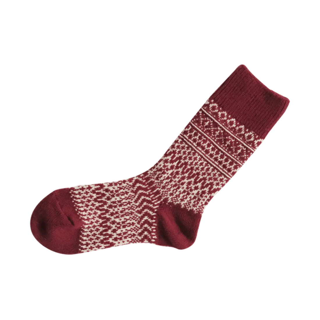 Nishiguchi Kutsushita Oslo Wool Jacquard Socks