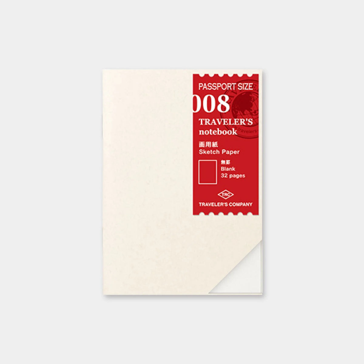 TRAVELER'S 008 Passport Sketch Paper Notebook Insert
