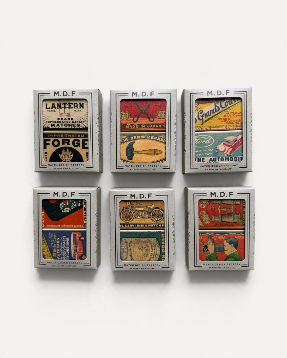 Kobe Match Co Safety Matches, Twin Box, Vehicles