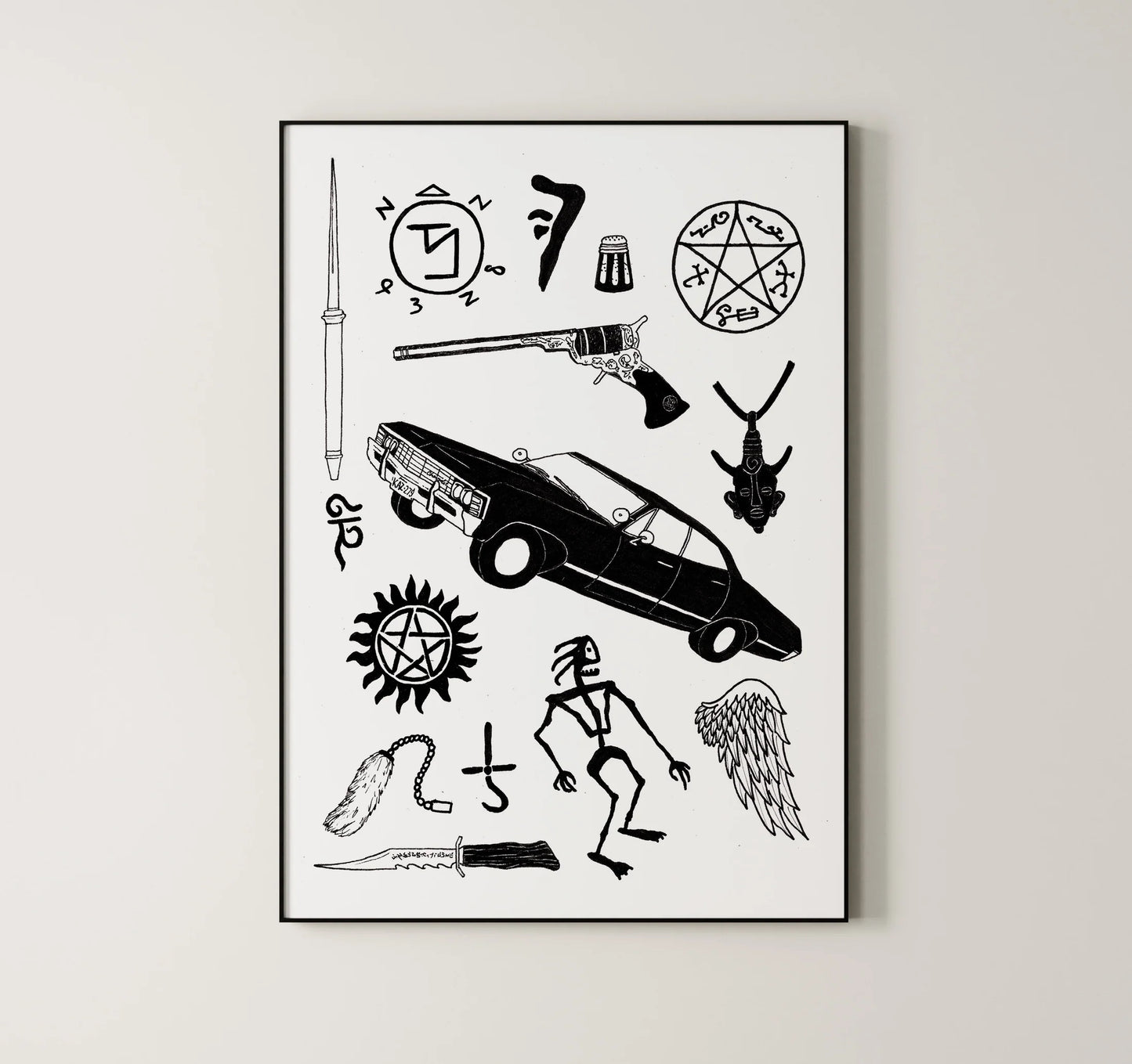 Kiss City Art: Supernatural, TV Series