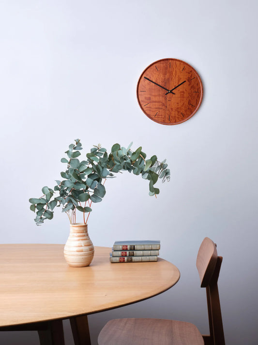 Wooden Tempo Wall Clock
