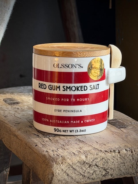 Olsson's Red Gum Smoked Salt Stoneware Jar 90g