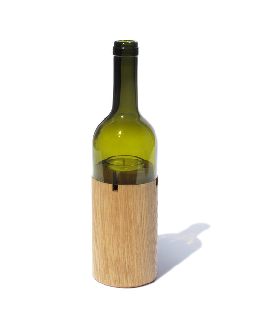 Side by Side Wind Light Wine with Glass