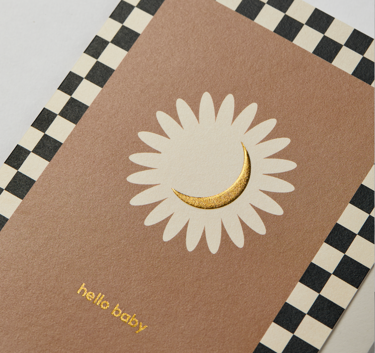 Kinshipped - HELLO BABY' MOON NEW BABY CARD