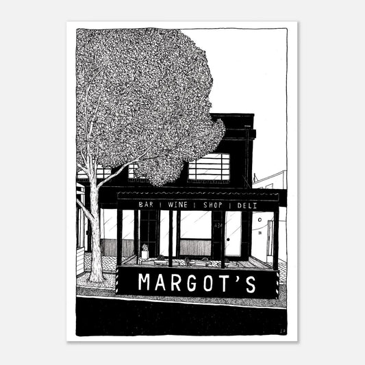 Kiss City Art: Margot’s Wine & Oyster Bar, Perth