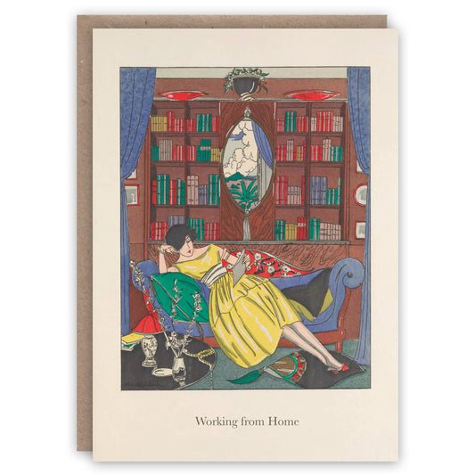 The Pattern Book - Working from Home greeting card