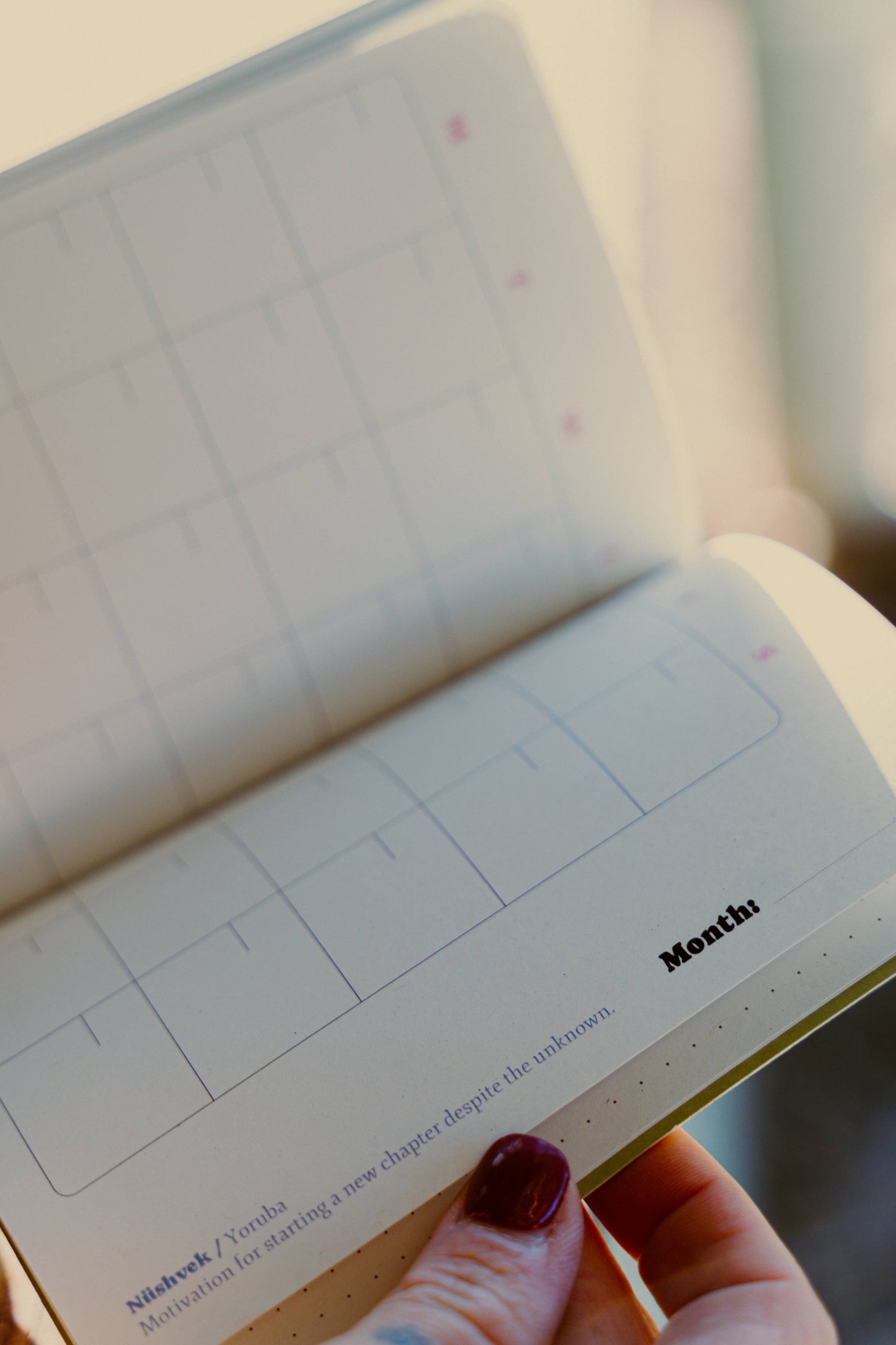 Journal & Undated planner A6 - RED