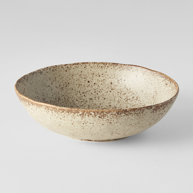 Made in Japan Oval Bowl in Sand Fade