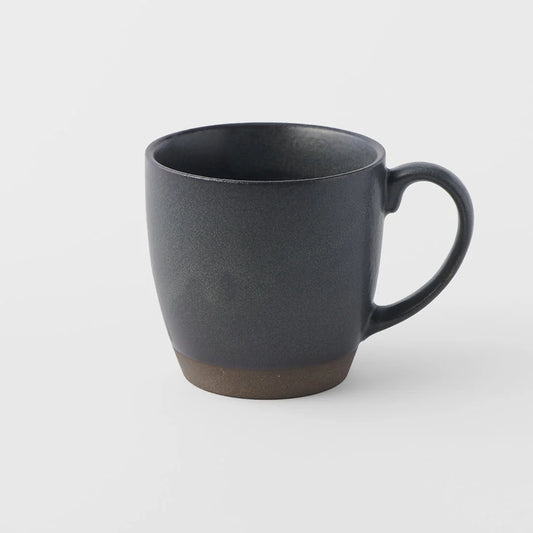 Made In Japan - Taiko Mug 265ml Black & Bisque Glaze