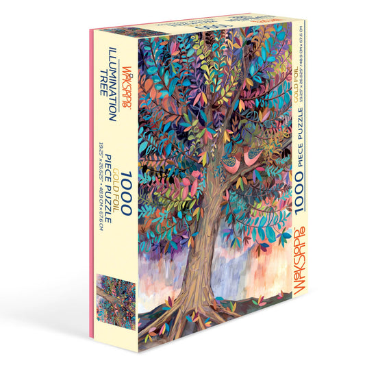 WerkShoppe 1000 Pc Puzzle – Gold Illumination Tree