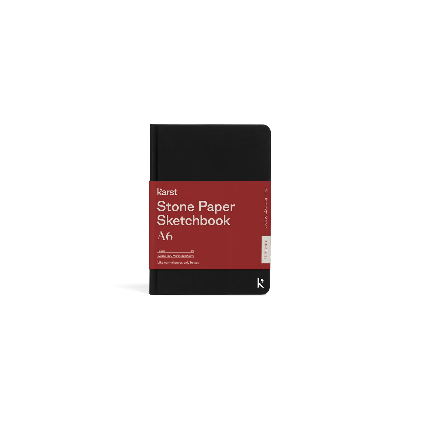 Karst - Hard Cover Sketchbook - A6 - Black