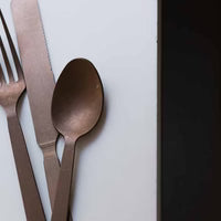 Barebones Copper Flatware Set