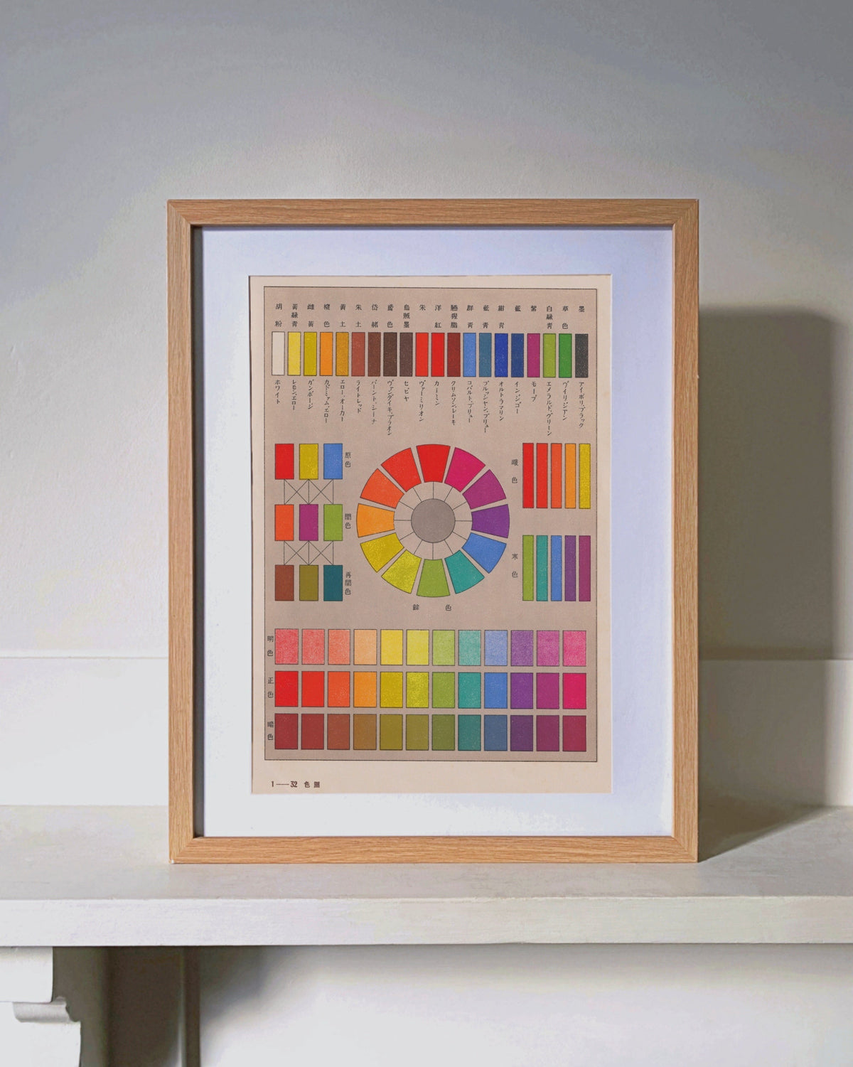 Kiku Print A3 print, Colour Chart #1