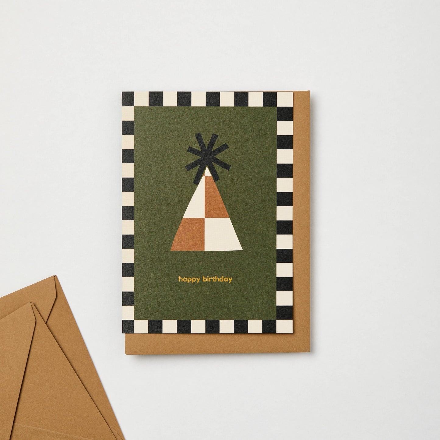 Kinshipped - HAPPY BIRTHDAY PARTY HAT CARD