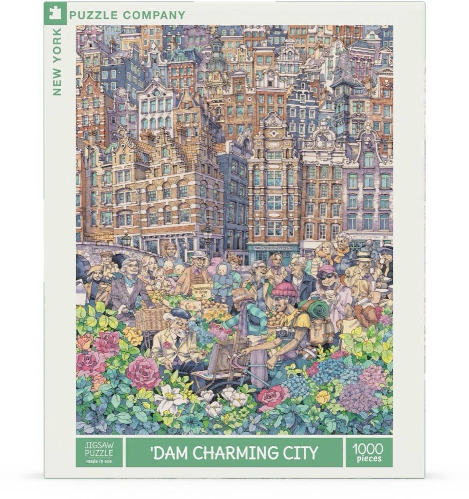 NYPC Max Tilse 1000Pc Puzzle - Dam Charming City