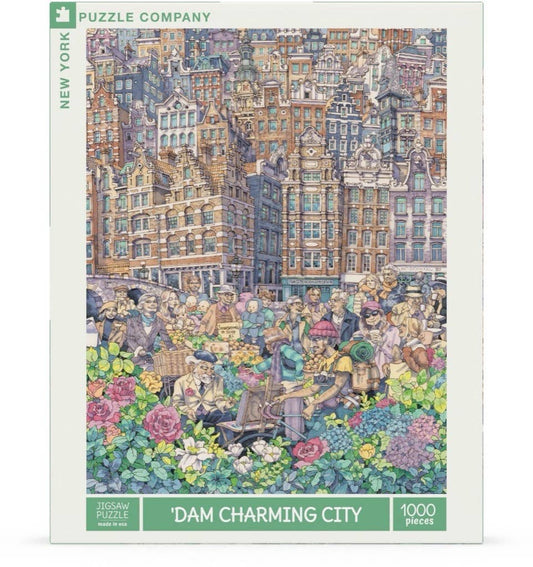 NYPC Max Tilse 1000Pc Puzzle - Dam Charming City