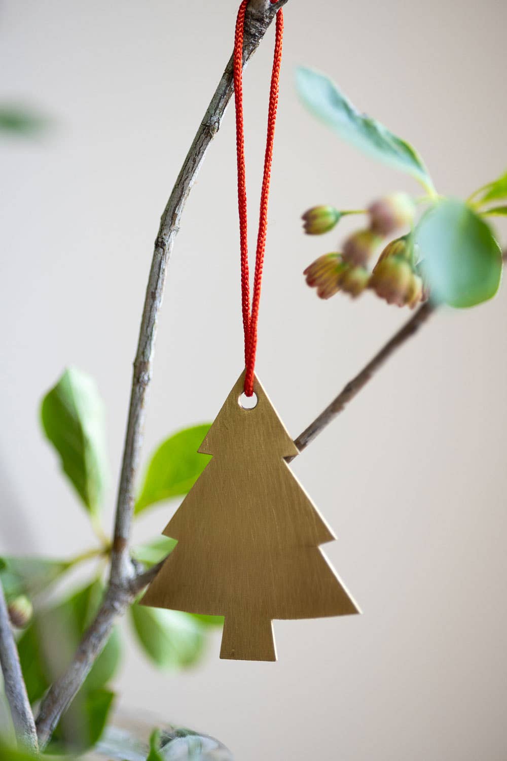 Brass Tree Ornament