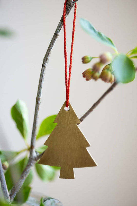 Brass Tree Ornament