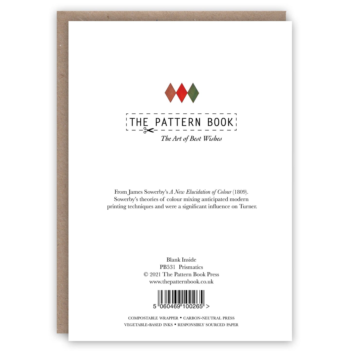 The Pattern Book - Prismatics greeting card