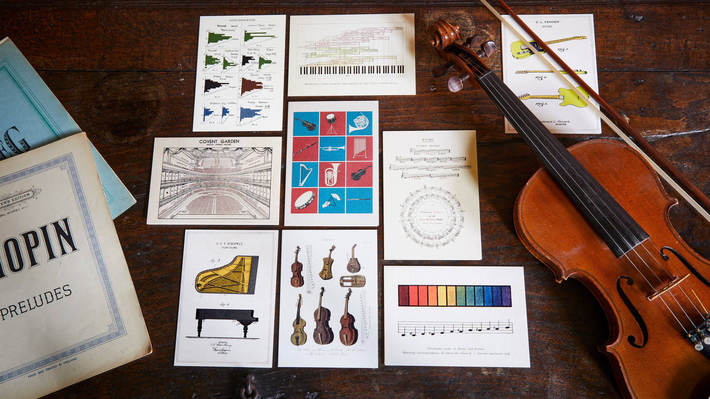 The Pattern Book - Musical Modes greeting card