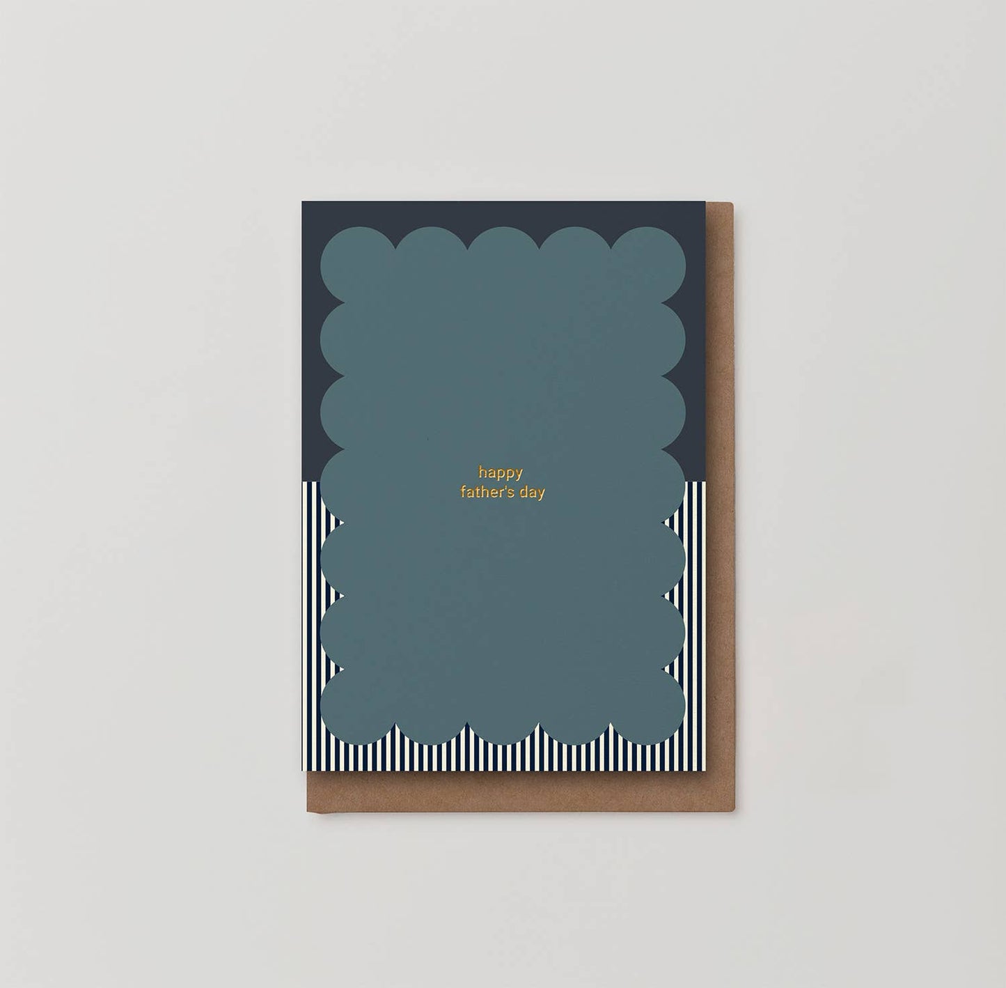 Kinshipped - Happy Father's Day foiled greeting card