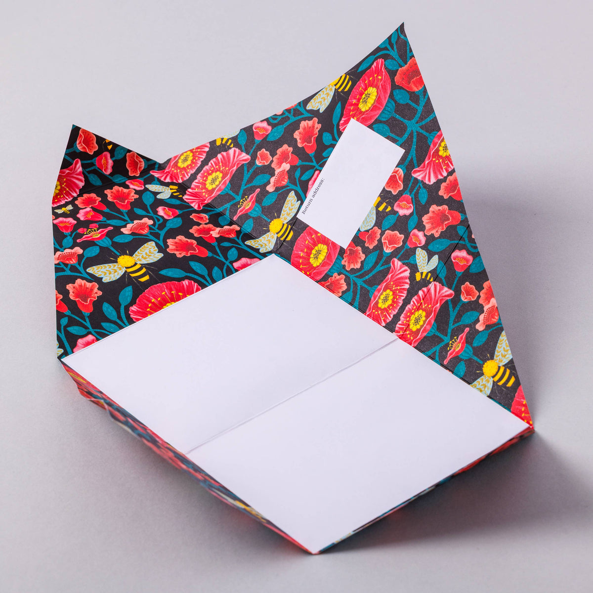 Pigeonposted - Bright & Beautiful Pigeon, Folding Letters, Pack of 6