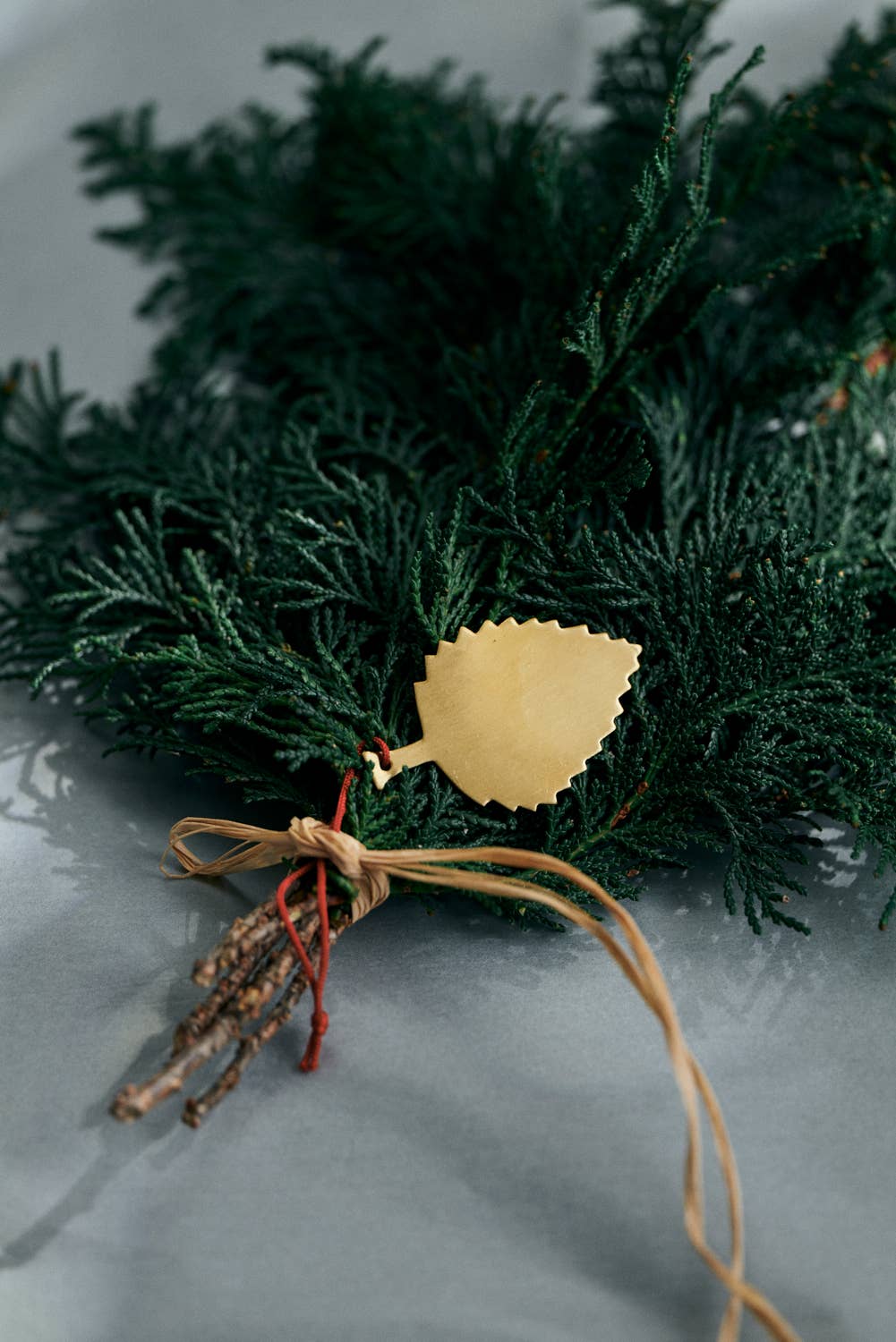 Brass Leaf Ornament (C)