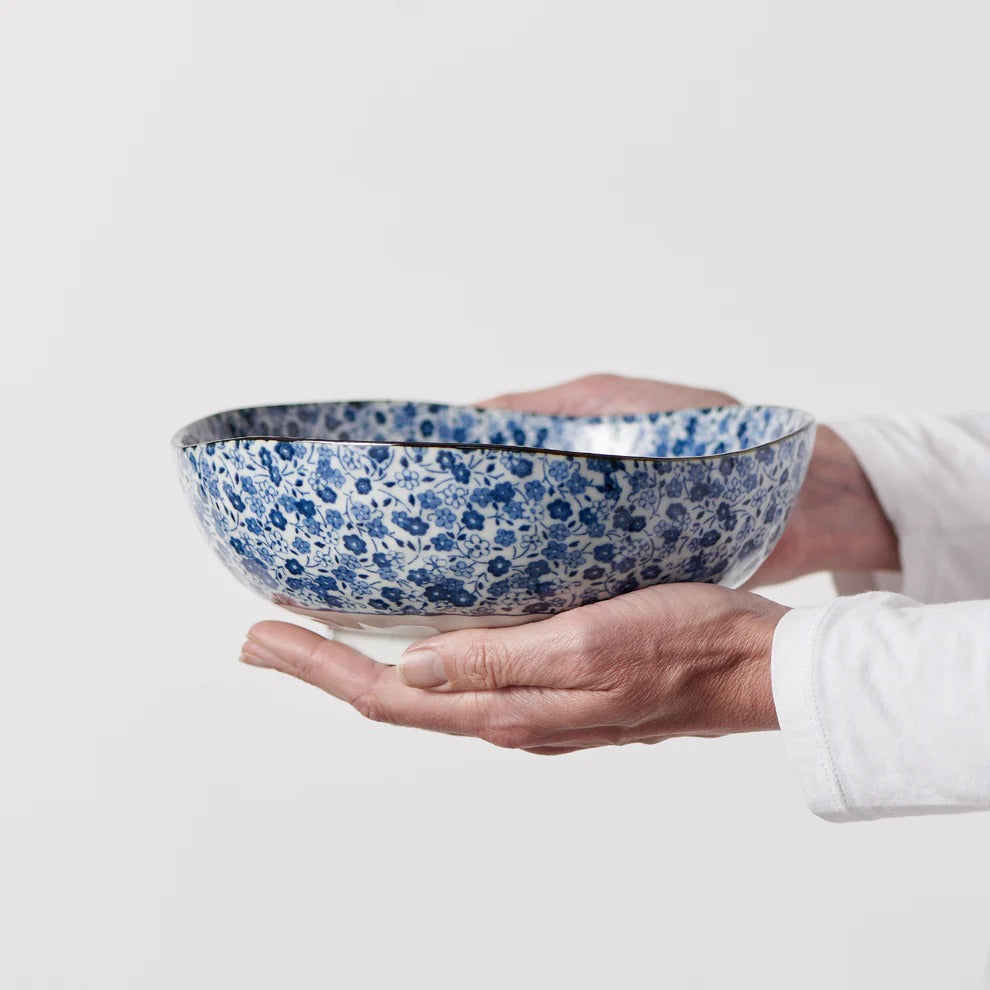 Made in Japan - Blue Daisy Japanese Bowls