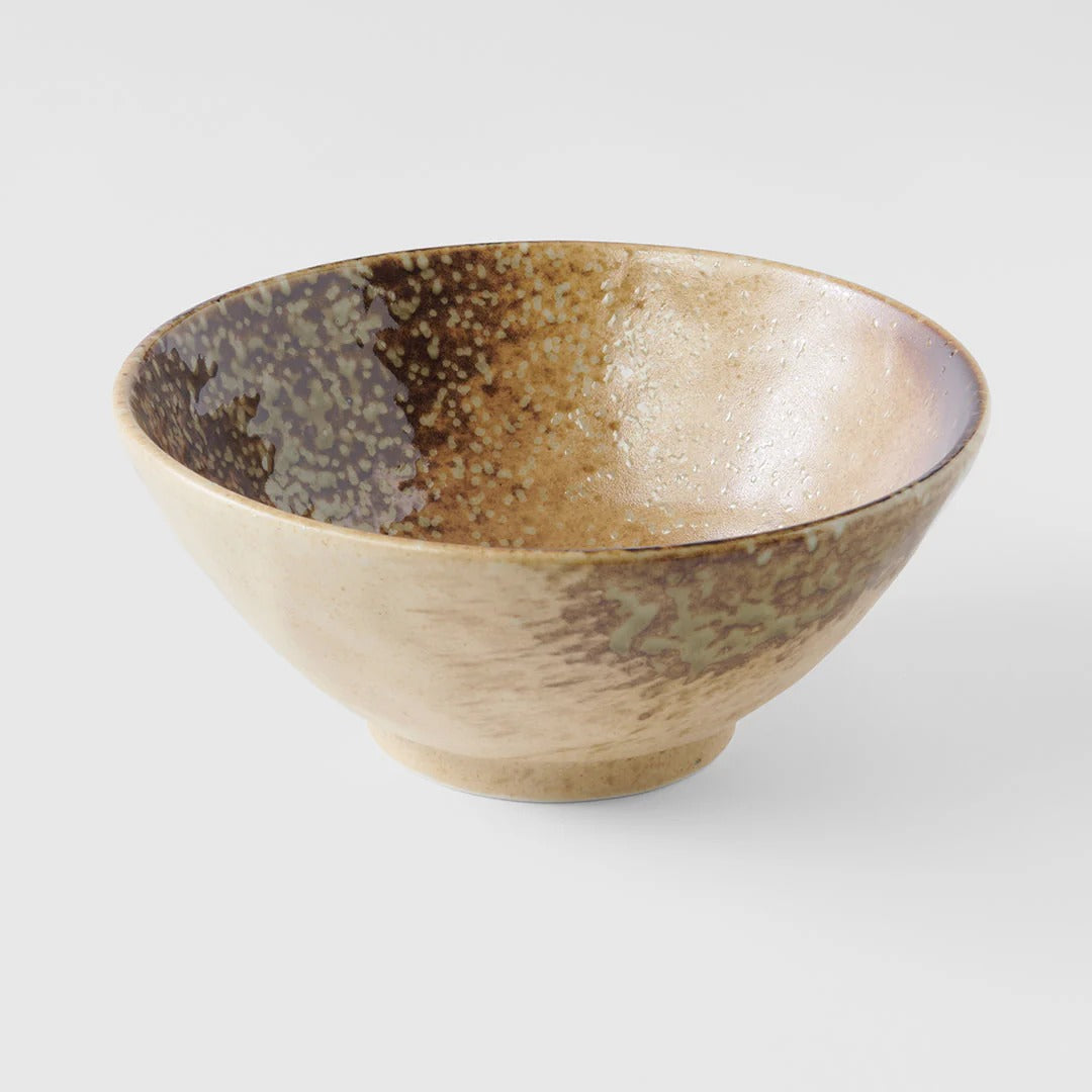 Made in Japan Wabi Sabi glazed Udon Bowl 19.5cm