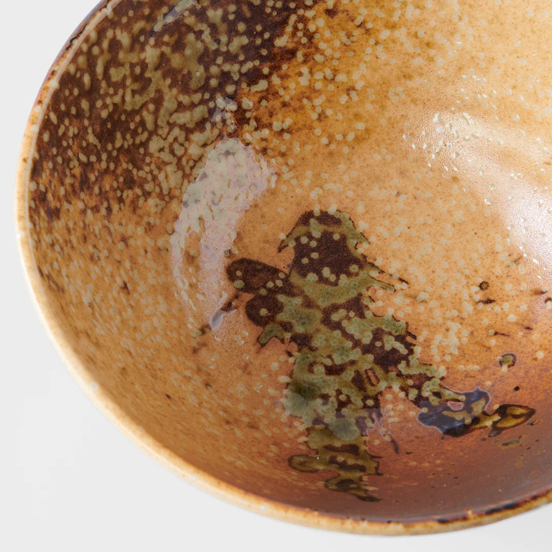Made in Japan Wabi Sabi glazed Udon Bowl 19.5cm