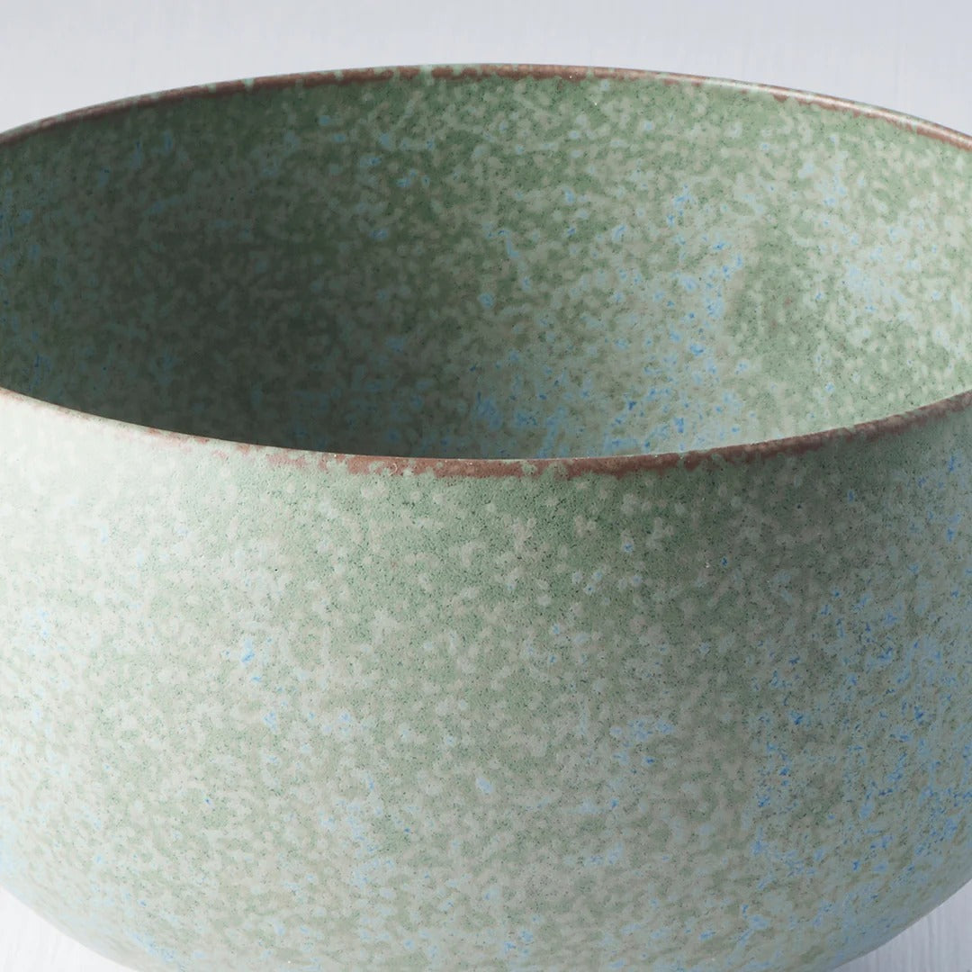 Made in Japan - Round Bowl Green Fade Glaze