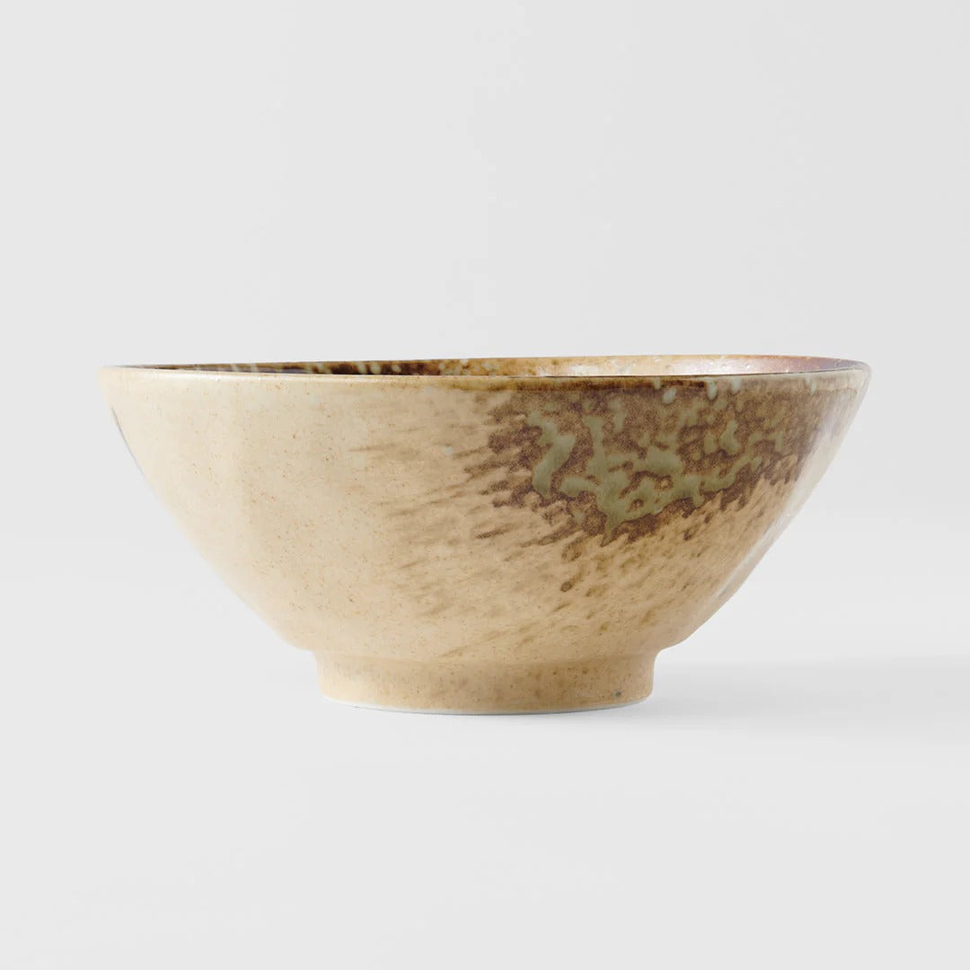 Made in Japan Wabi Sabi glazed Udon Bowl 19.5cm
