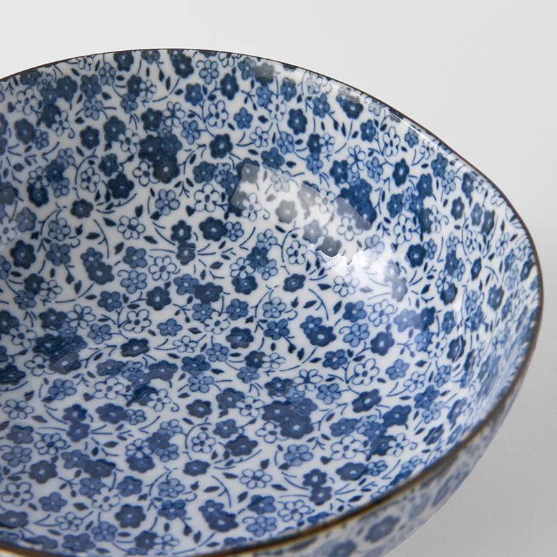 Made in Japan - Blue Daisy Japanese Bowls