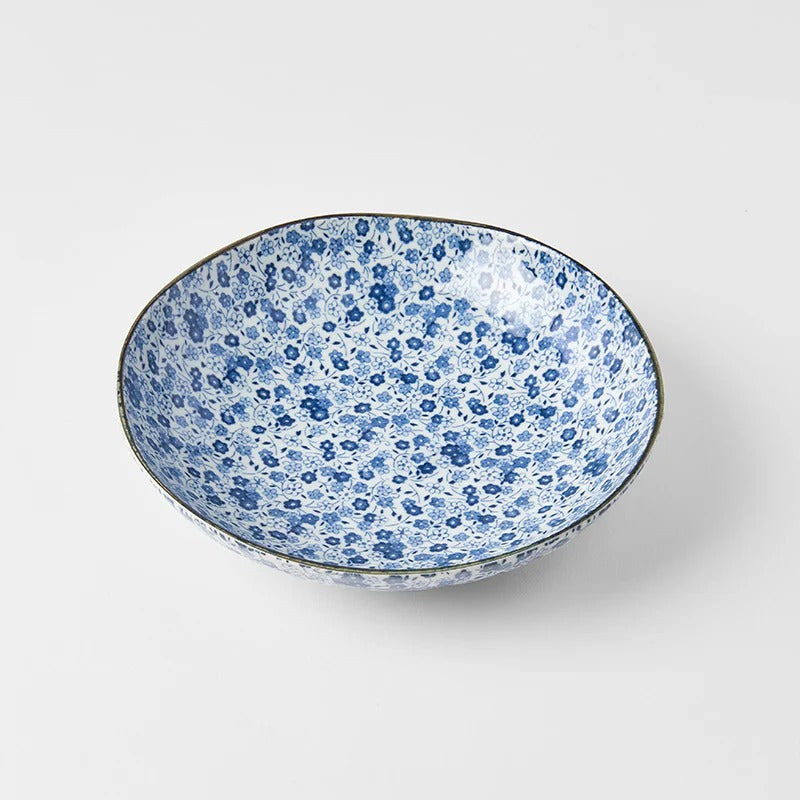 Made in Japan - Blue Daisy Japanese Bowls