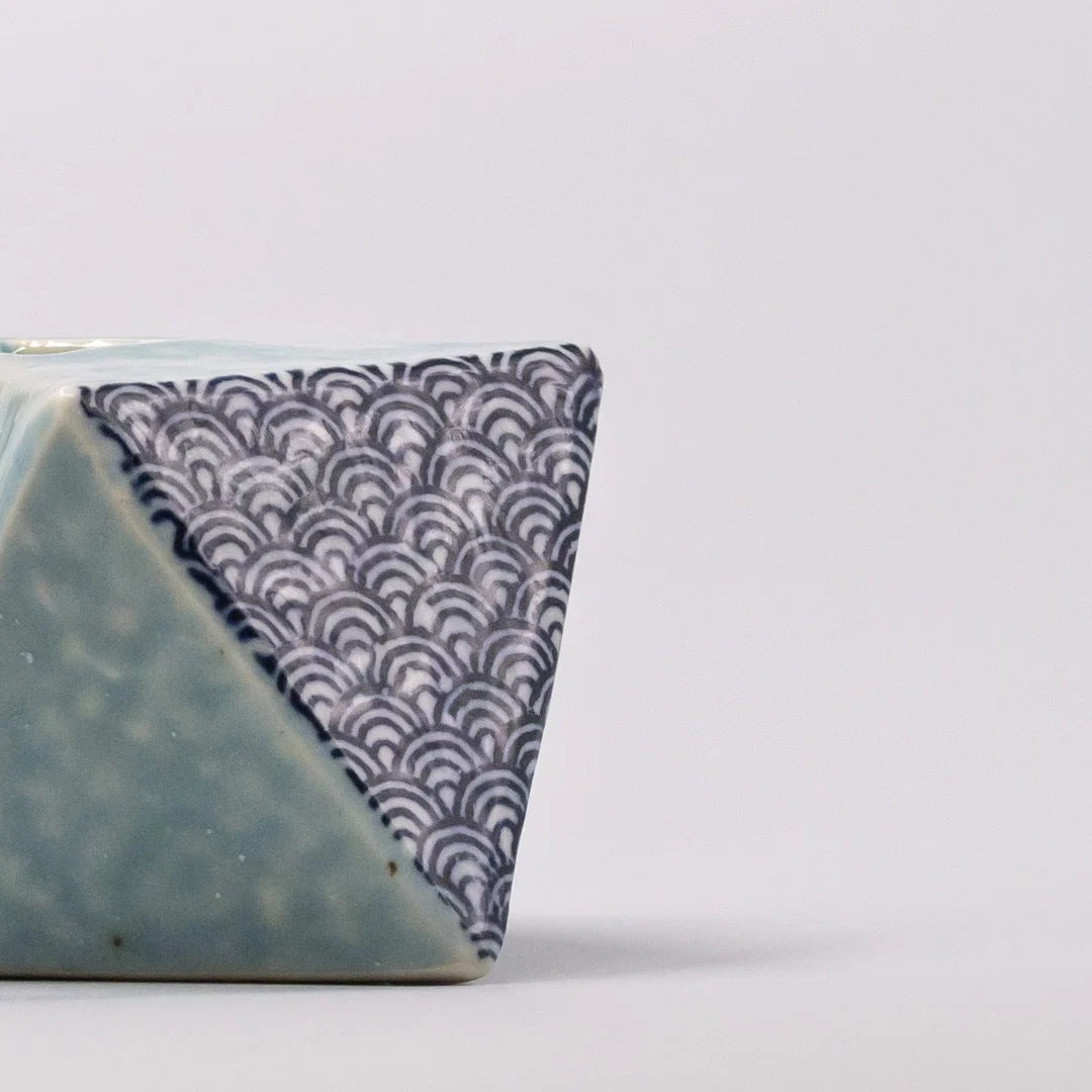 Made In Japan - Small Triangular Vase