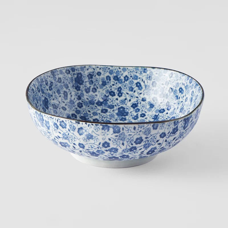 Made in Japan - Blue Daisy Japanese Bowls