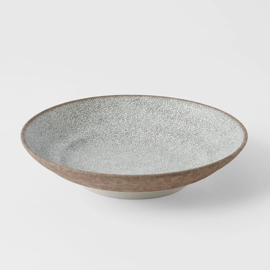 Made in Japan - Pasta Bowl Crazed Grey
