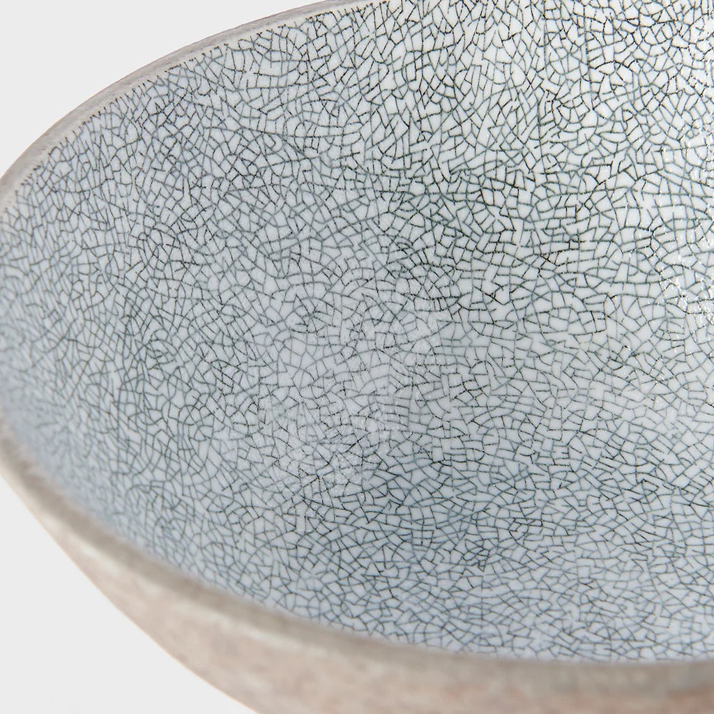 Made in Japan - Udon Bowl 19.5cm Crazed Grey