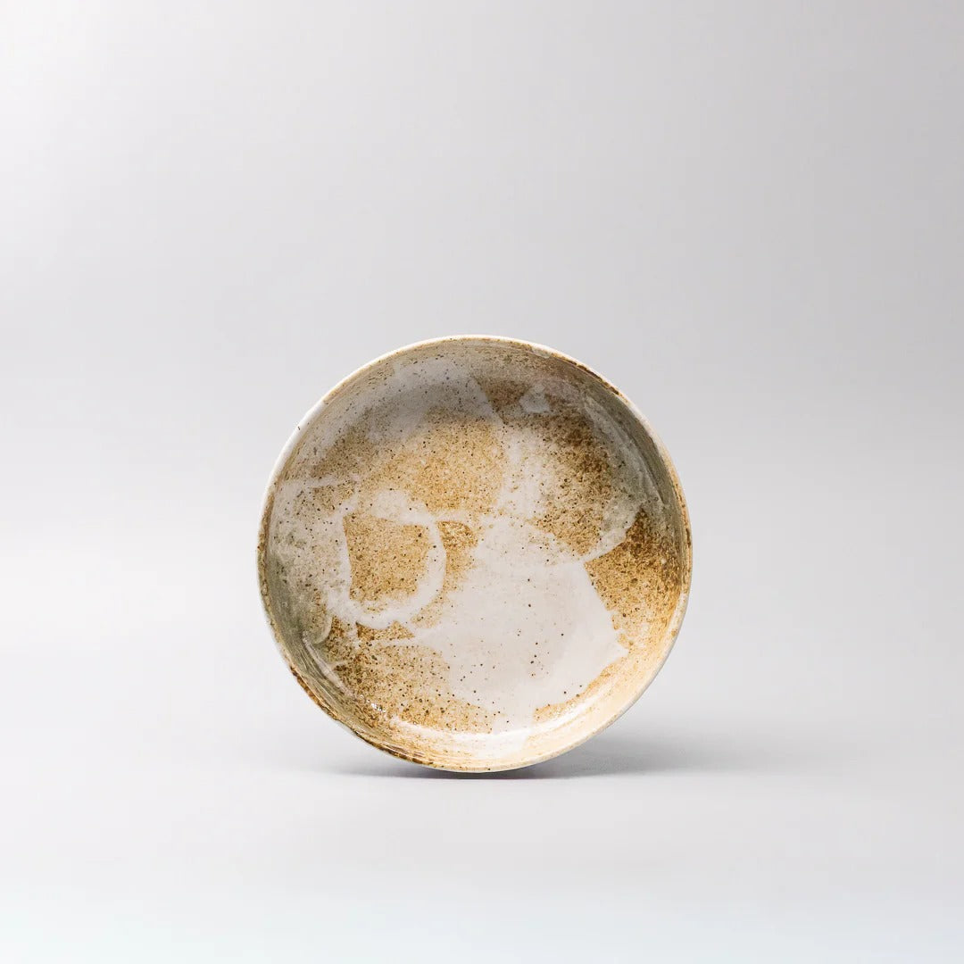 Made in Japan - High Rim Plate Snow Bamboo