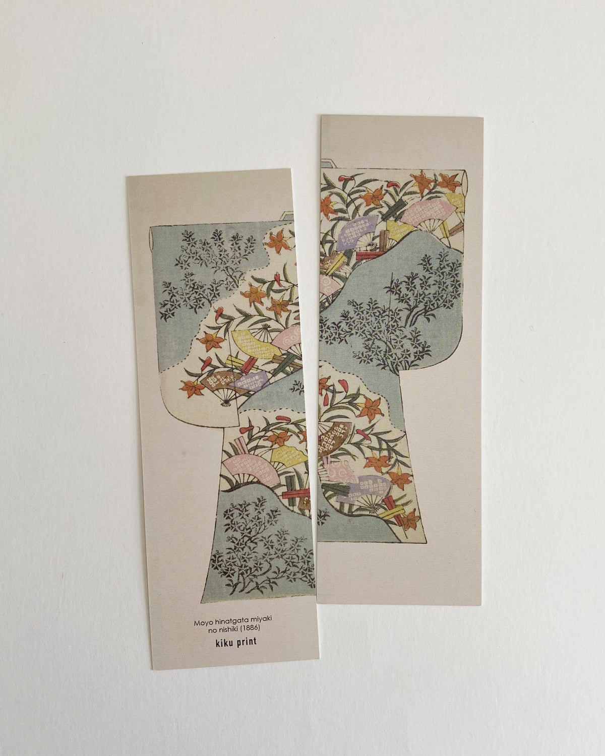 Kiku Print Bookmark, Sensu Fans
